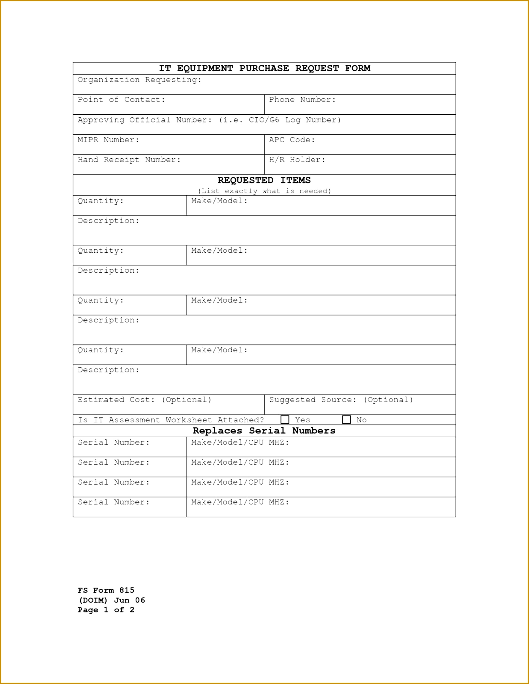 form sample fixed forms best Equipment Request Form Template images of asset request form sample fixed 22851767