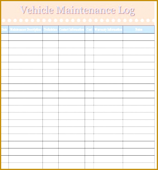 25 unique Vehicle maintenance log ideas on Pinterest hsbeu Vehicle Maintenance Log Template 539579