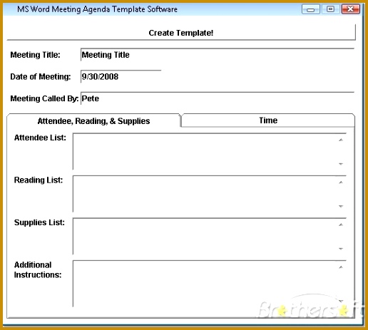 Word Meeting Agenda Template Software MS Word Meeting Agenda Template … 463516