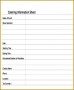 4 event Fact Sheet Template