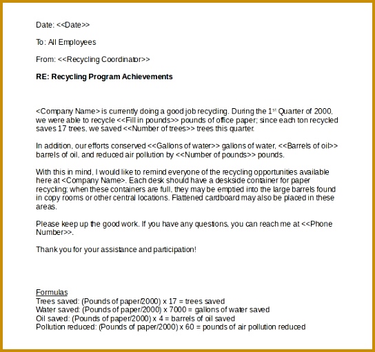 business memorandum example 544511