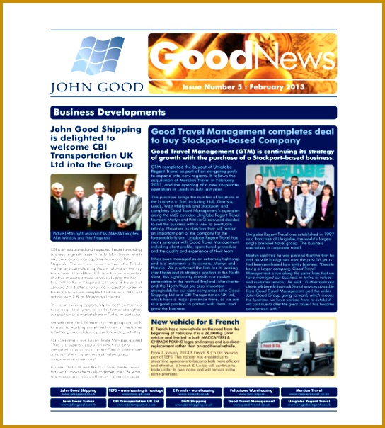 pany newsletter examples 604544