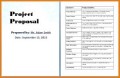 6 Examples Of Project Proposals Template