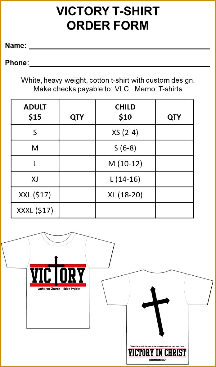 Family Reunion T Shirt Order Form Template Family Reunion T Shirt Order Form Template 1181696