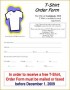 7 Family Reunion T Shirt order form Template