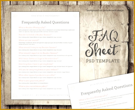 FAQ Marketing Template Q&A Information Template Brochure Flyer Business Template psd graphy Instant Download from StudioTwentyNine on Etsy Studio 433530