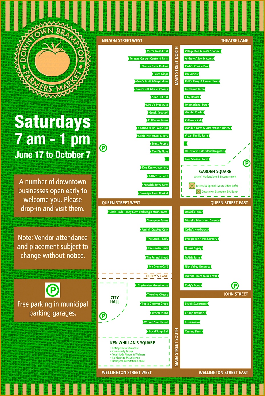Map of Downtown Farmer s Market 1389930