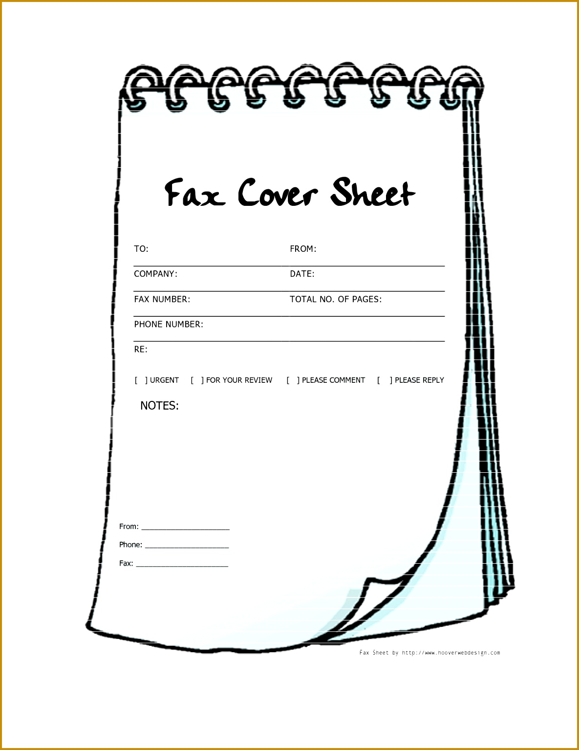 Fax Cover Sheet Word 2010 Pacq Co 11851534