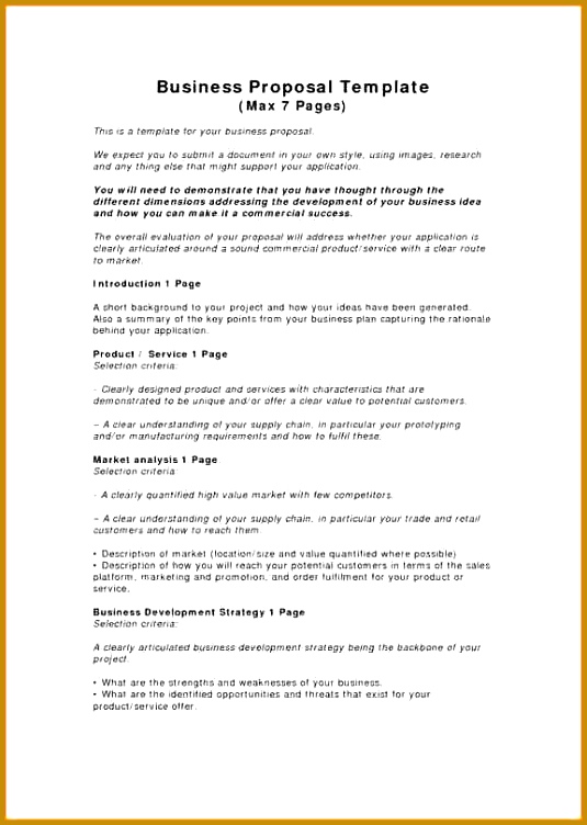 2 Business Proposal Examples Doc 752535