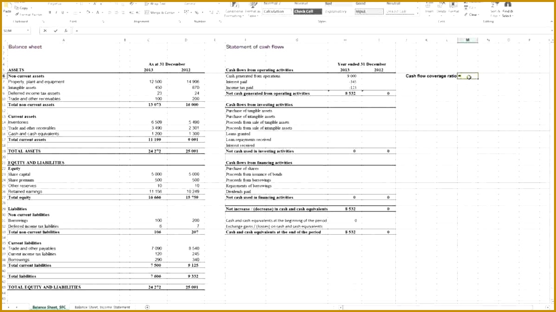 financial ratio analysis spreadsheet financial ratio analysis report template 6261114