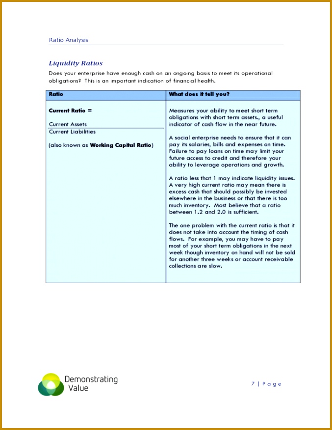 financial ratios template financial ratio analysis free 677876