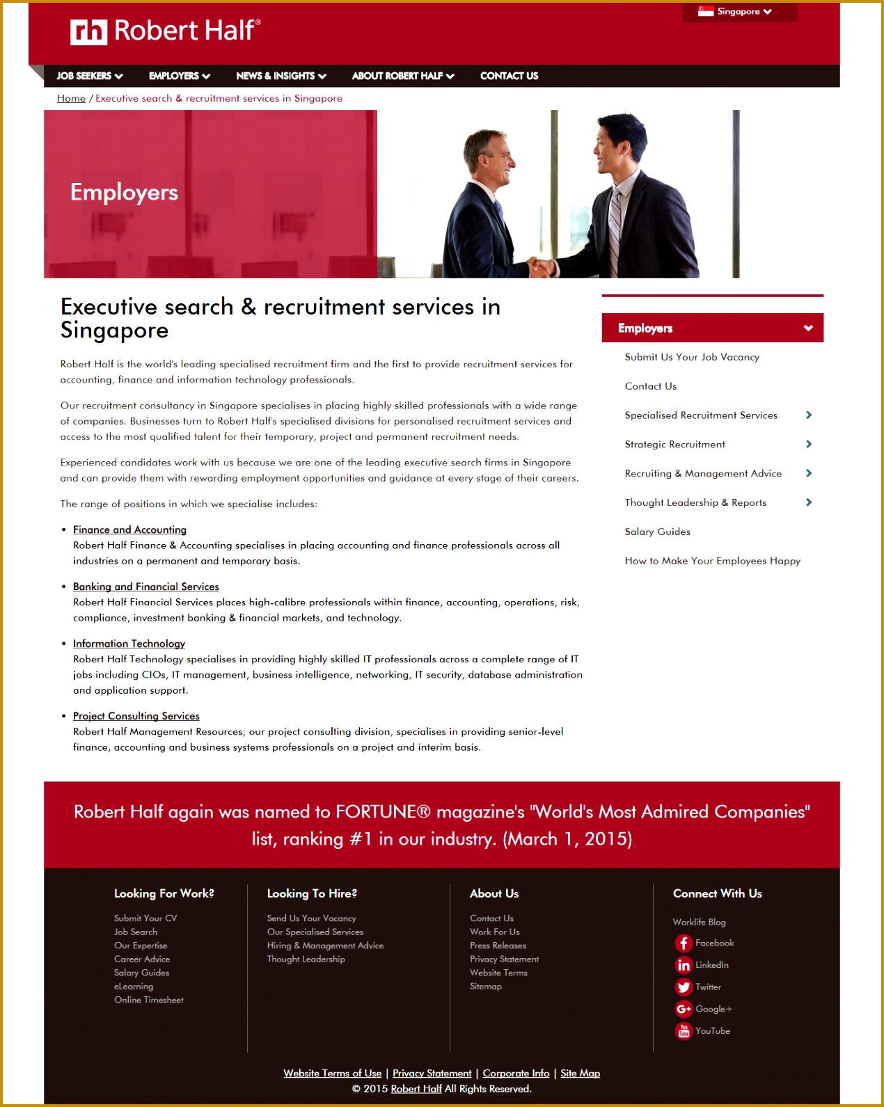 nice Website Design Proposal for Kelly Services Singapore 15911270