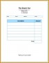 3 Food Bill format