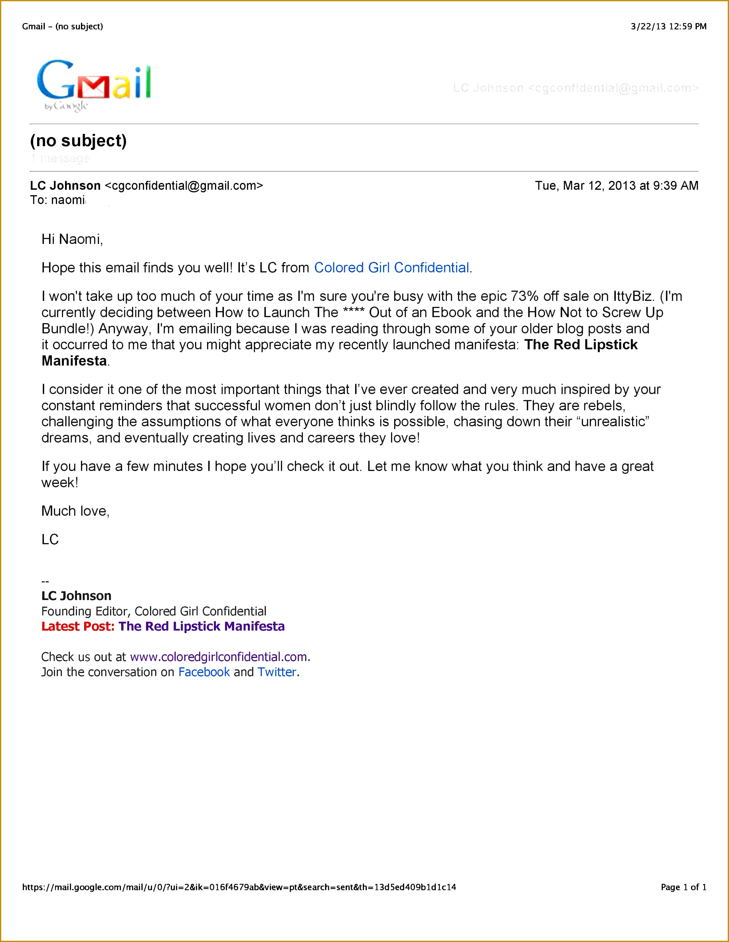 8 Formal Business Email Example 30742377