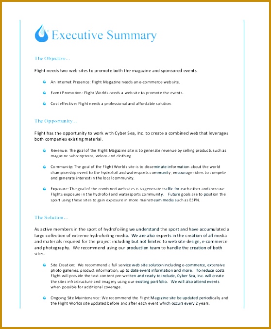 Free Formal Business Proposal Example 558678