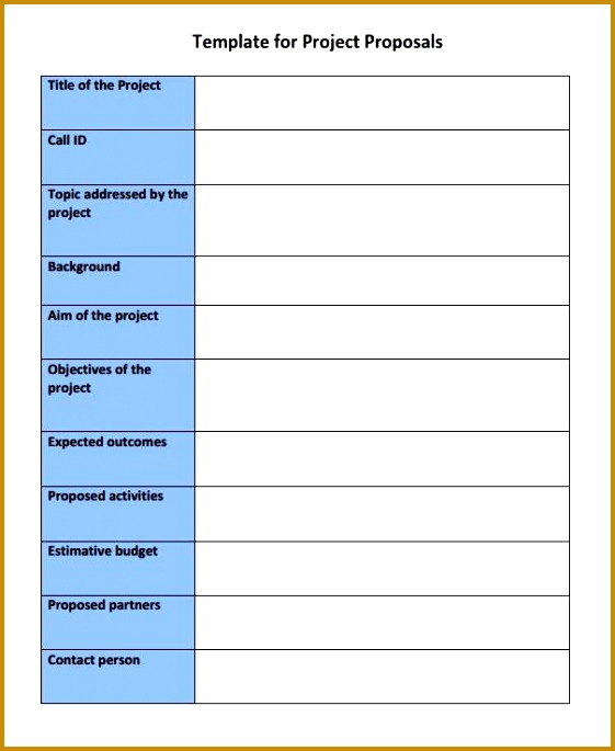Free Proposal Template Free Download Formal Business Proposal 685561