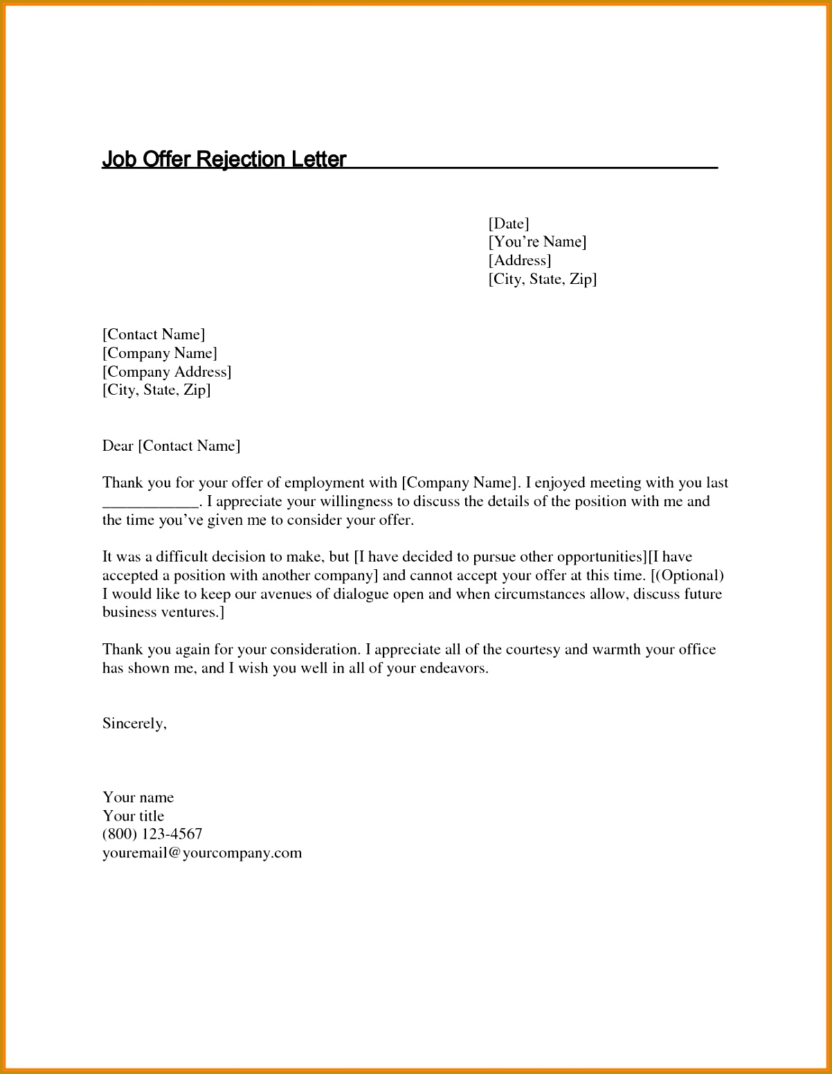 job offer letter sample 15511202