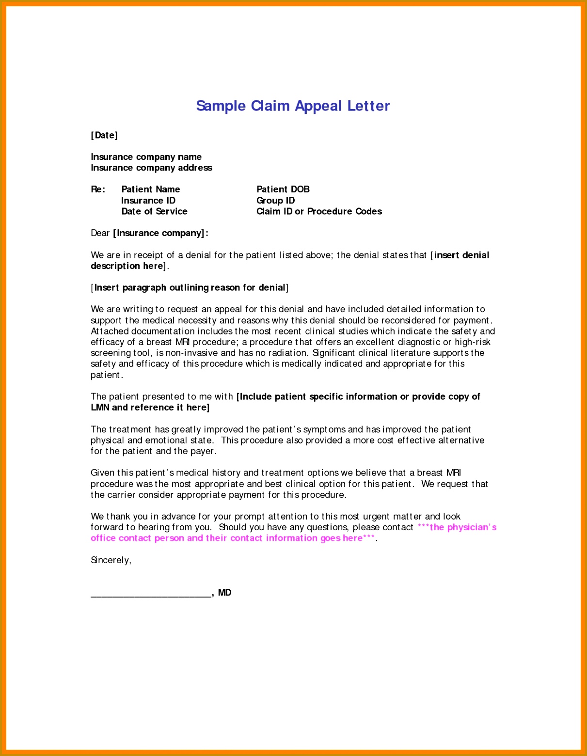 Appeal Letter Medical Appeal Letters Insurance Appeal Letter veb4o Medical Appeal Letters Insurance Appeal Letter Cover Letter Sample 15601211