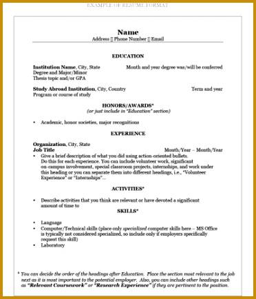 how to write resume 434372