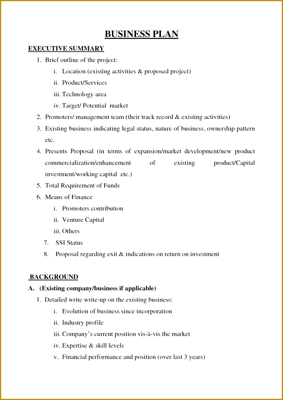 5 Sample Business Plan Proposal Pdf Project Best Format For Writing A Ph 9741376