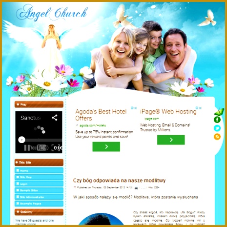 Free Angel Church Joomla Template by Diablo Design sbklf 2437 Downloads 465465