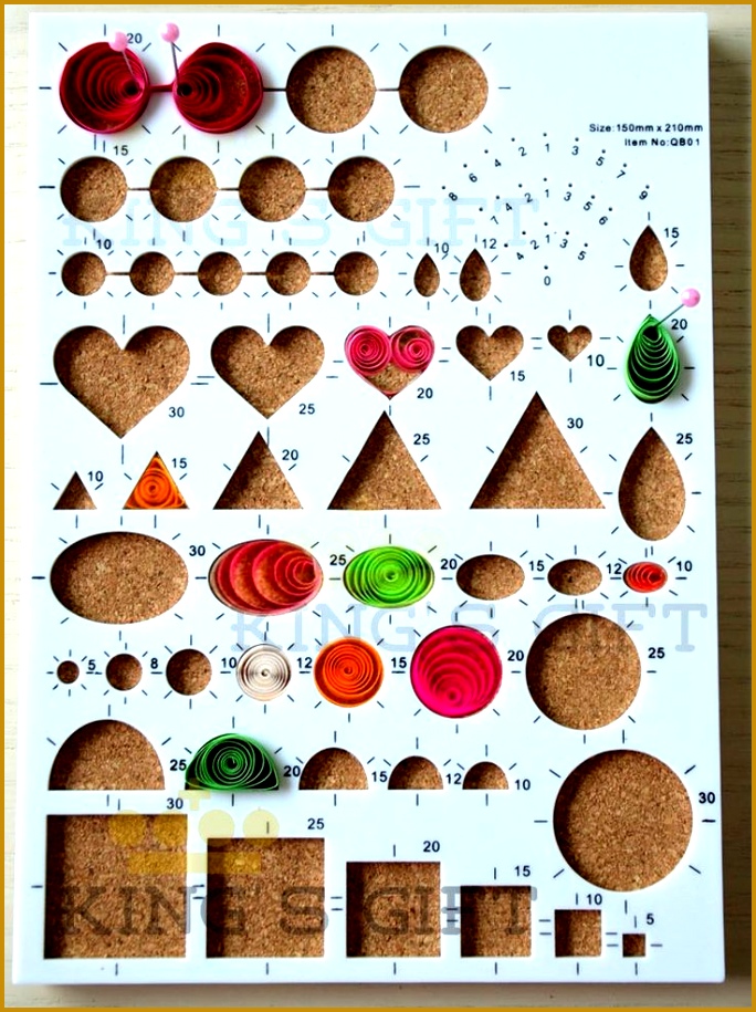 Quilling workboard for scrapbooking Design board Quilling tool diy craft 684915