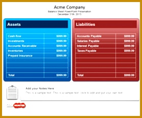 Balance Sheet PowerPoint Template 232279