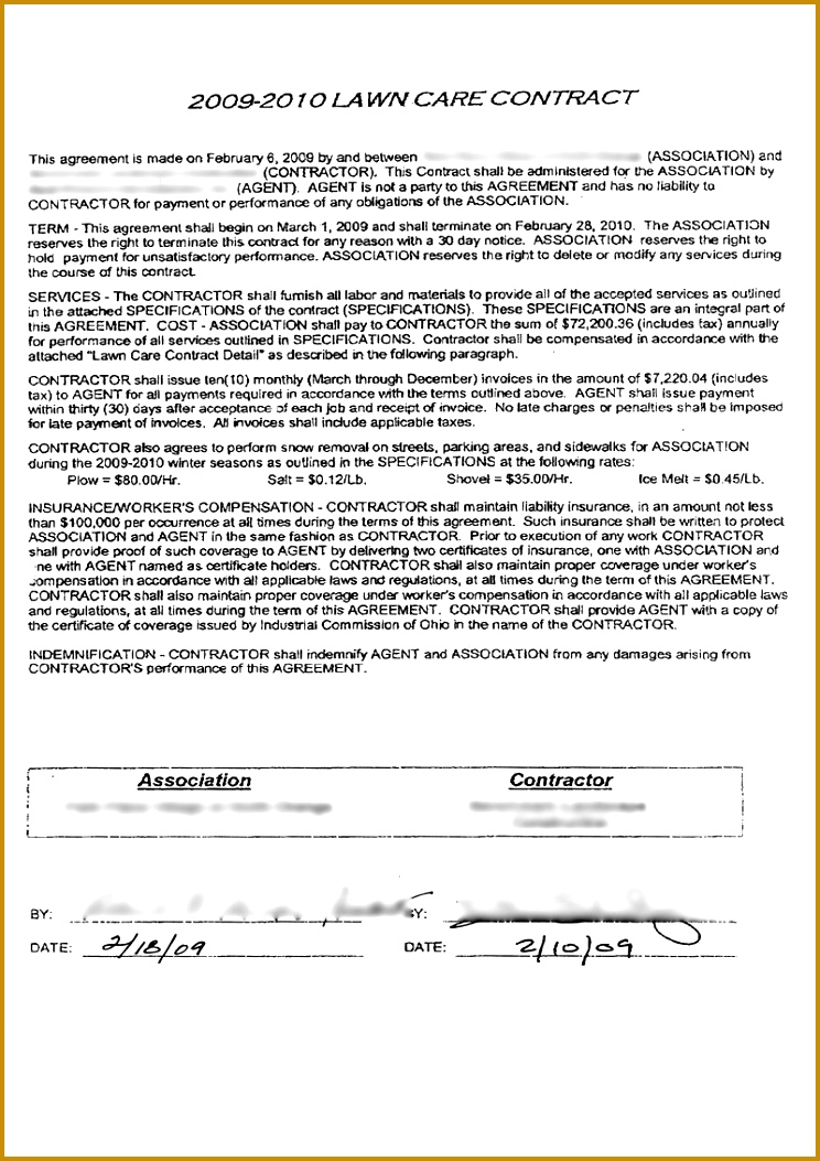 A look at a $72 200 mercial lawn care contract 1053744
