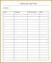 5 Free Templates for Sign In Sheets
