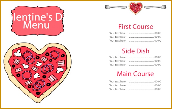 Valentine Couple Package Festive Menu Menu Templates Red Free PNG and Vector 382604