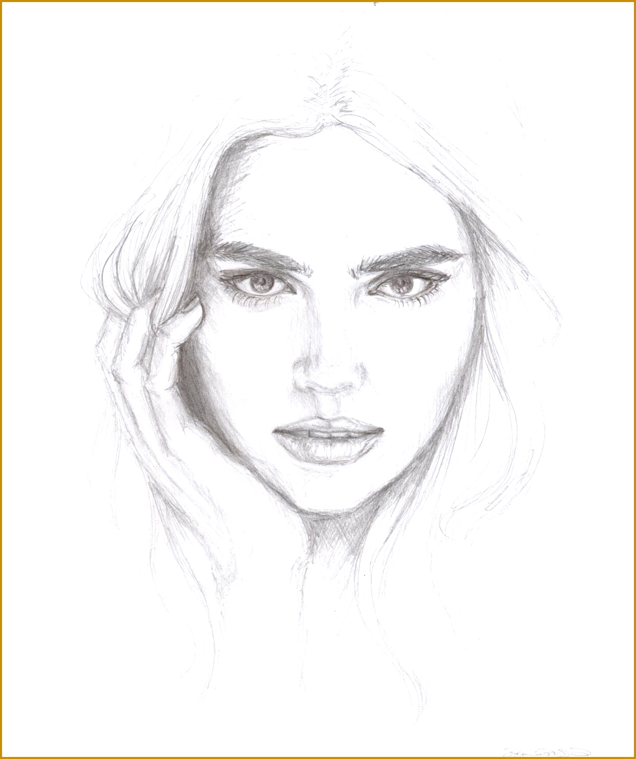 face pencil drawing by ta abe Full Image The 25 best 14881247