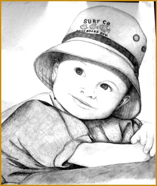 Little Boy Pencil Drawing 511604