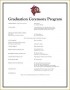 4 Graduation Booklet Template