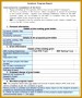 7 Handover List format
