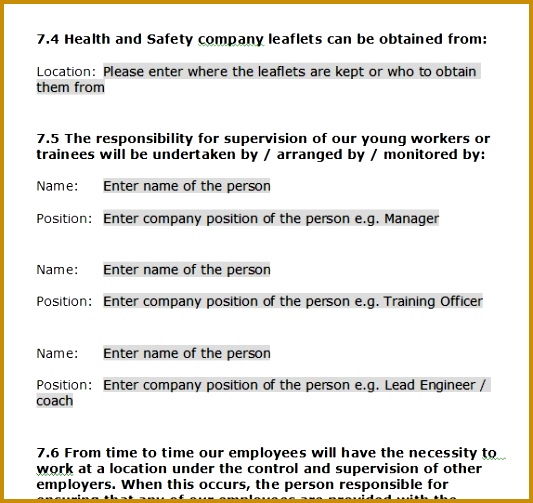 Key benefits Multiple templates for various stages of the Health and Safety 503533