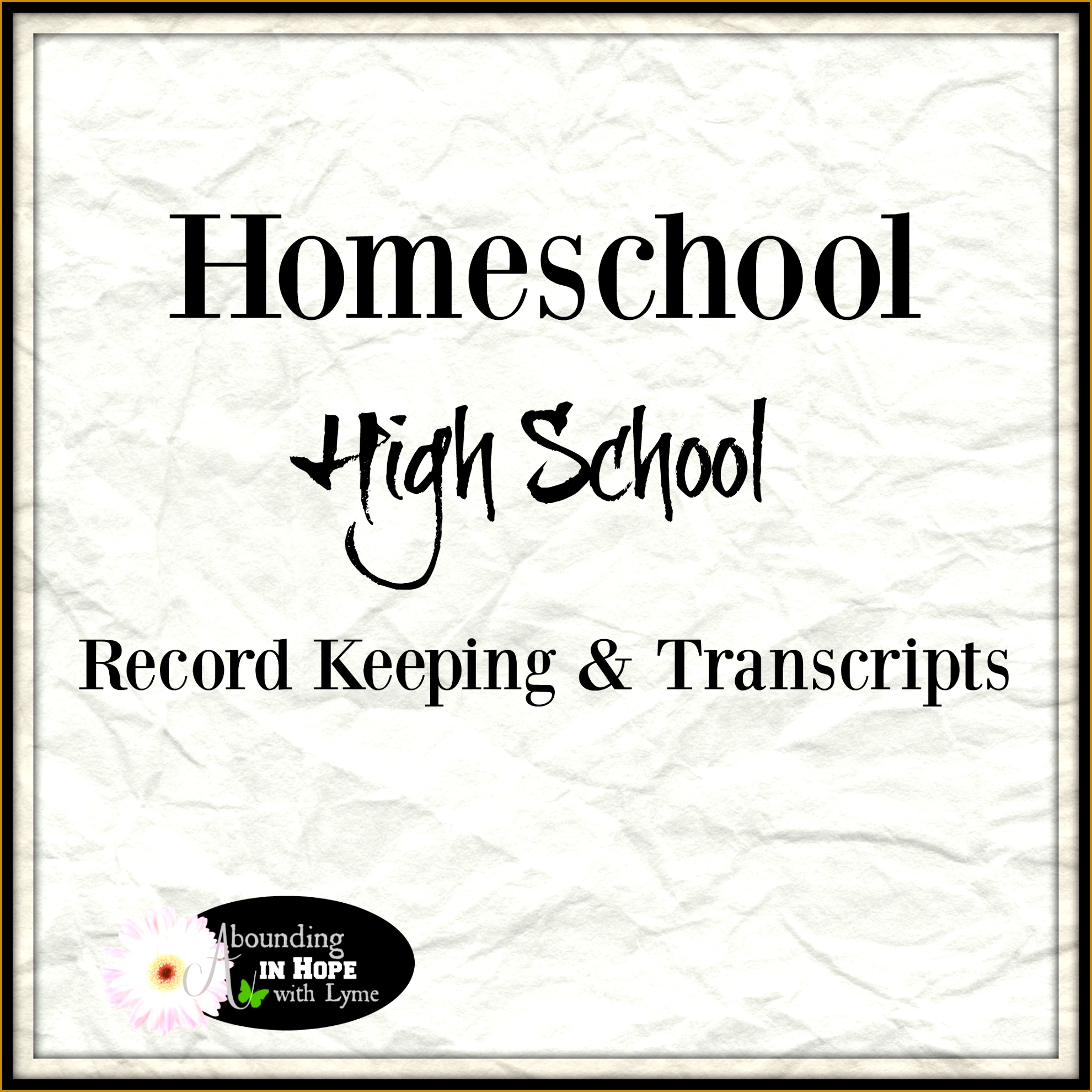 100 Homeschool Transcript Template 19801980