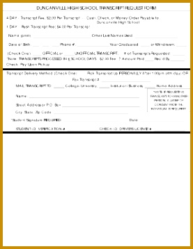 duncanville high school transcript request form 358277
