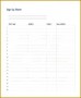 4 Holiday Sign Up Sheet Templates