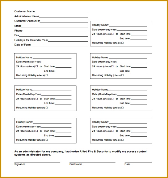 holiday form template excel holiday schedule template 3 free word excel pdf documents printable 576544