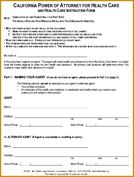 form california medical poa form nhznj printable form california medical poa form 611465