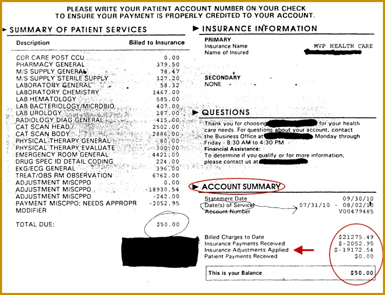 HospitalBill 574750
