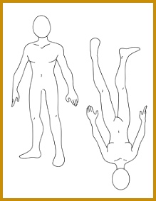 basic human figure template for costume design 283219