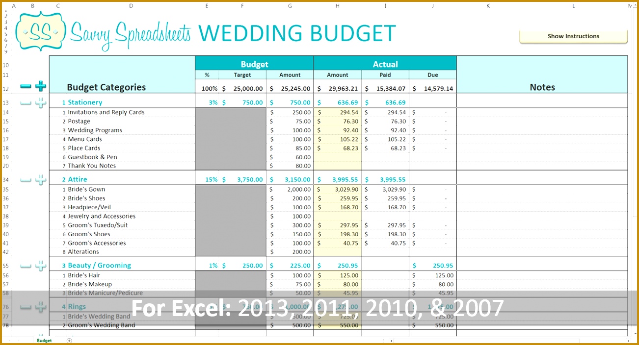 wedding bud planner spreadsheet uk 7041302