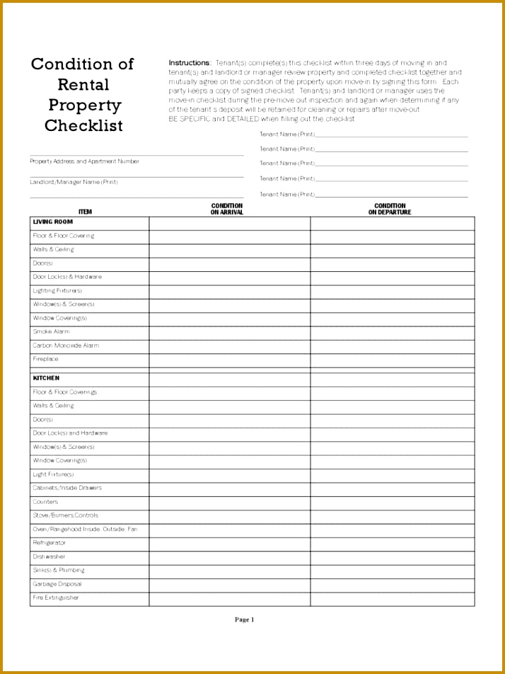 printable home inspection checklist for ers and inspection report template for rental property 952714