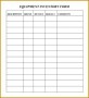 7 Inventory Checklist form