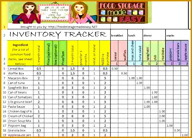 sample inventory spreadsheet excel od storage inventory tracker 660474