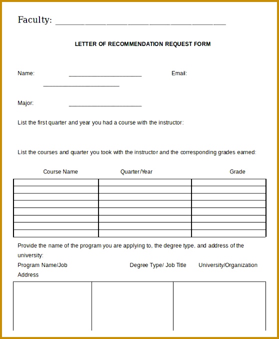 16 Re mendation Letter Templates In Doc 678558