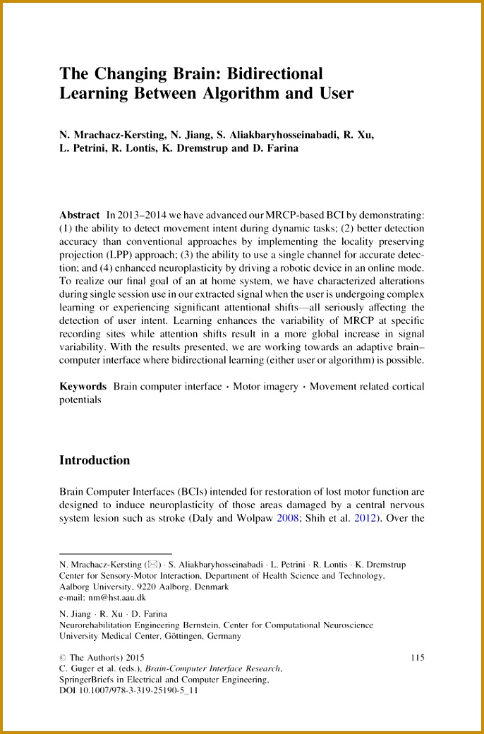 Sample Job fer Decline Letter The Changing Brain Bidirectional Learning Between Algorithm And 1040686