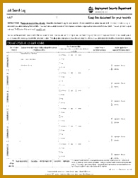 Job Search Log job search log template printable image mag 252195
