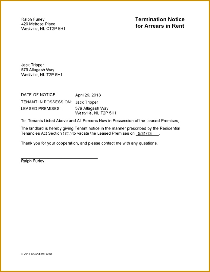 Letter Intent To Vacate Vacate Notice Free Printable Intent To 903697